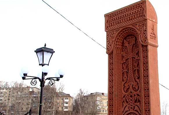 В Златоусте появился новый архитектурный памятник – хачкар
