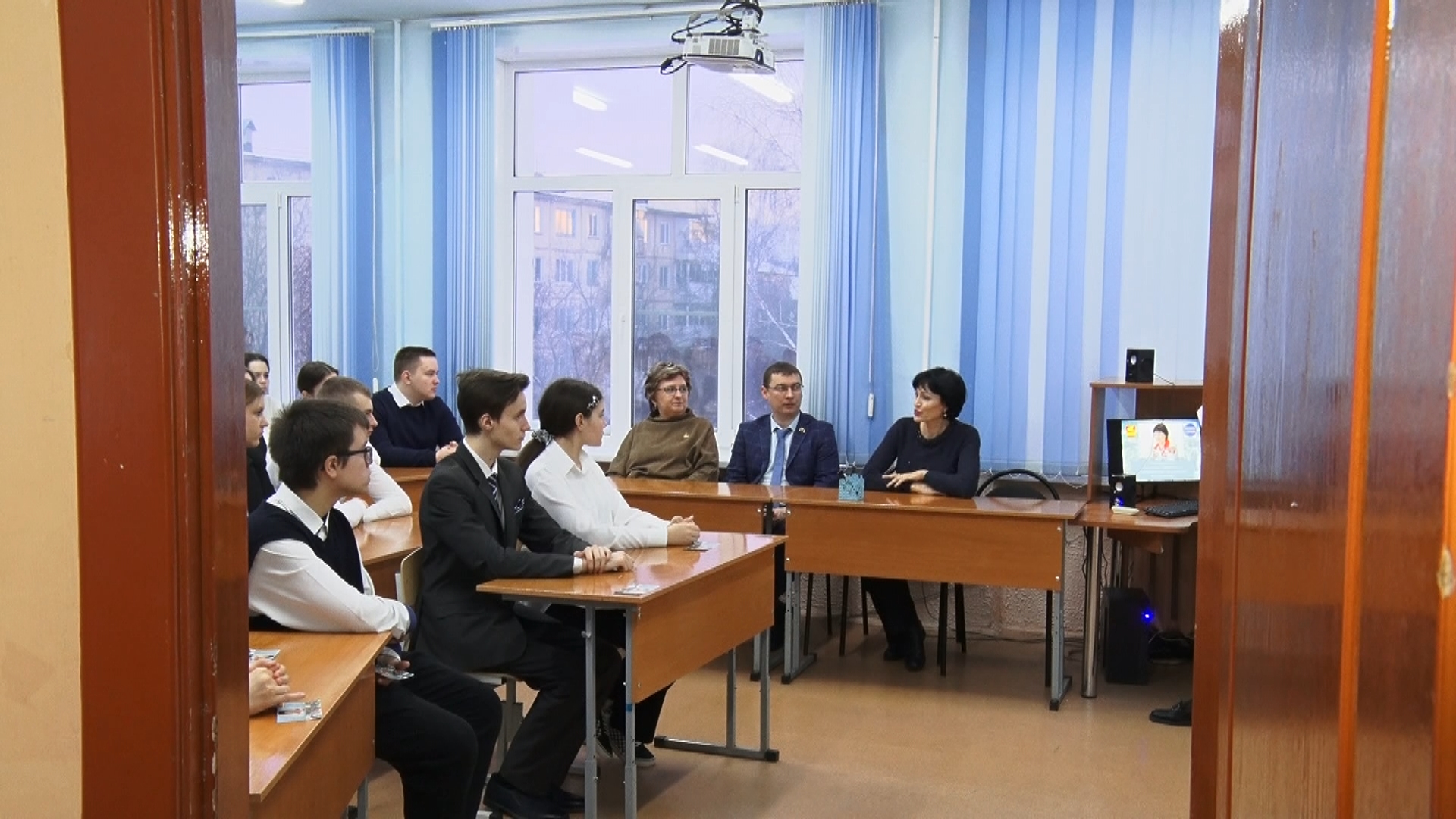 Златоустовские школьники встретились с двукратной олимпийской чемпионкой