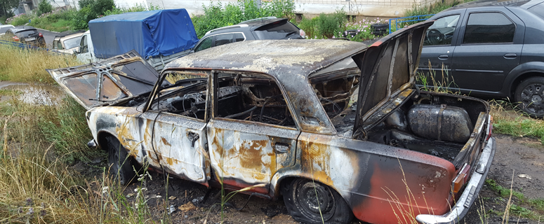 Златоуст «захлестнула» ночная «волна» поджогов