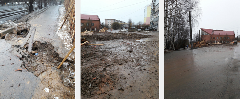 Пешеходник «Горбольница - ЦГБ». Работы провели, а яма осталась. Жители обрушились с жалобами